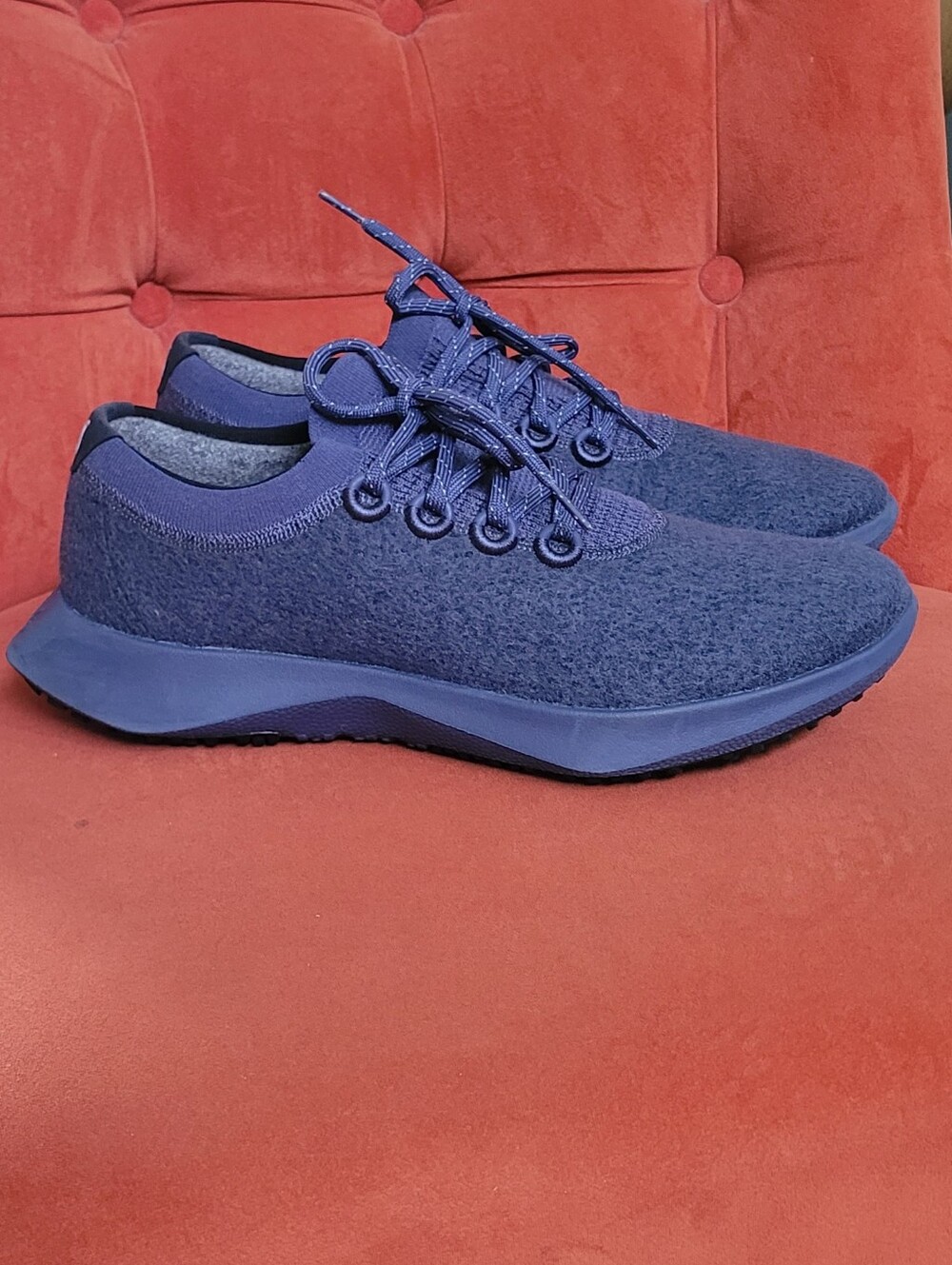 allbirds Men's Wool Dasher Mizzle sneakers in a hazy indigo Size 12